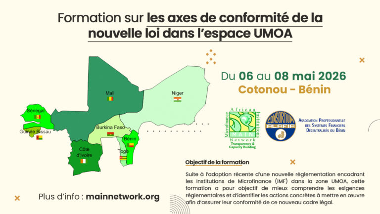 Formation sur les axes de conformité de la nouvelle loi dans l’espace UMOA