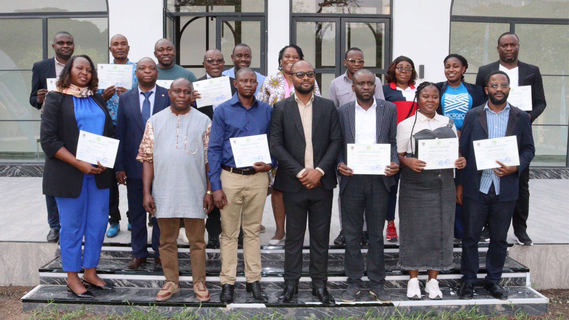 Participants à la formation Management en situation de crise, Kinshasa, juin 2026
