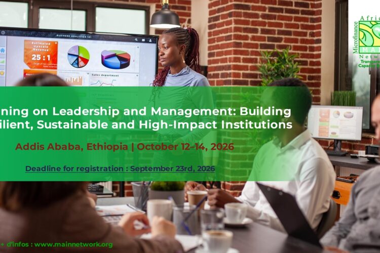 Training on Leadership and Management: Building Resilient, Sustainable and High-Impact Institutions